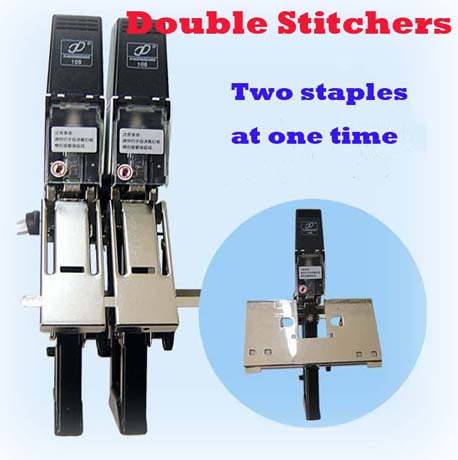 Double Staples Electrical Stitcher for Magazine- Flat and Saddle